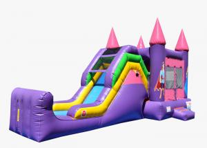 China Big Commercial Inflatable Combo Bounce House Water Slide Combo Rentals on sale