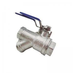  1/2-1 Stainless Steel Long Handle Filter Valve Straight Through Type Customization Manufactures