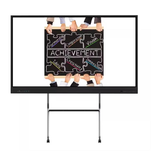 75 Inch EDLA Certified Interactive Flat Panel Display | Smart Touch Screen Monitor For Education Classroom & Business,Office | Smart Interactive Panel