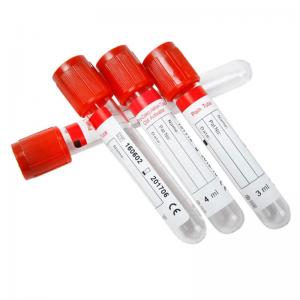  No Additive Blood Collection Tube For Biochemistry,  Immunology, Trace Element Testing Manufactures