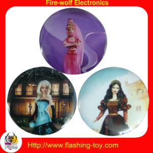 Buy cheap round / square / heart shaped Mini 3D Flashing Badges (tin, plastic, metal) from wholesalers