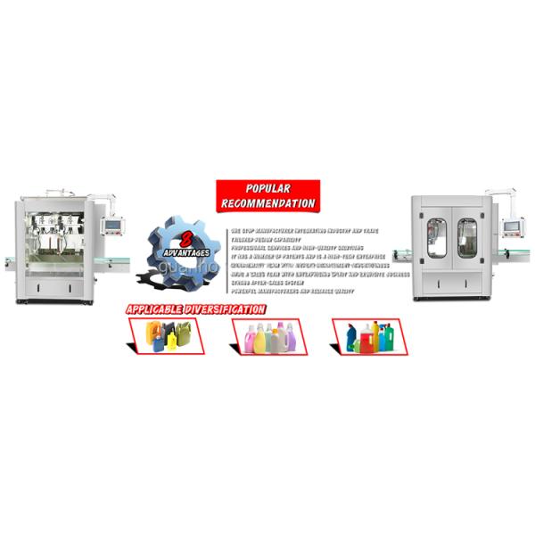 High Precision 1.5KW/AC220V 50/60HZ Servo Piston Filling Machine for Lubricant Oil