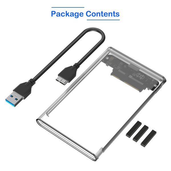 Own Manufacturing Capabilities Plastic Shell Material mSATA Adapter with Performance and USB 3.0 Micro-B Interface Type