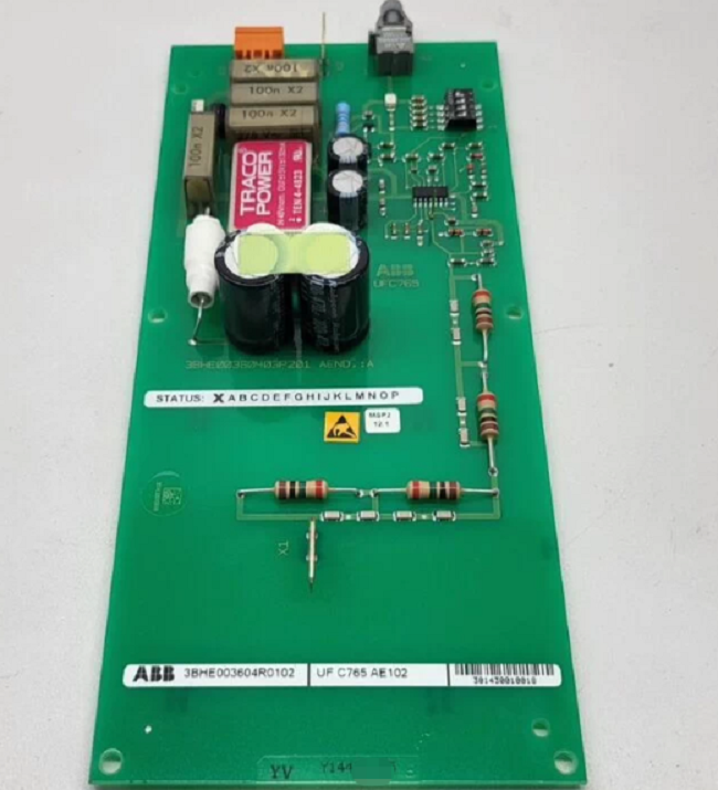 UFC765AE102 3BHE003604R0102 ABB Excitation Control Module IEC 61850 24V DC
