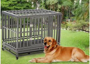  Powder Coated Welded Wire Mesh Baskets Dog Cage Full Sizes Pets Enclosure Manufactures