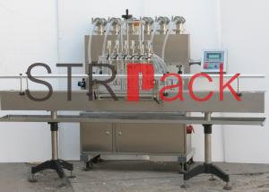  Automatic 6 Heads Sauce Filling Machine for jam , edible oil viscosity liquid Manufactures