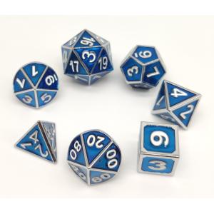Buy cheap ISO9001 Painted RPG Dice Set Exquisite Carving Polyhedron Metal Material from wholesalers