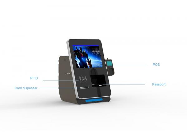 Quality Passport scanner with card reader pos payment kiosk for sale