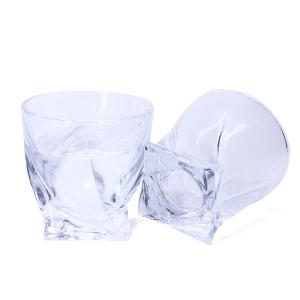 China 300ml Spiral Old Fashioned Glass Whisky Cups Tumbler ODM on sale
