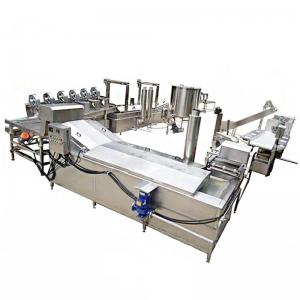  SGS 19KW Frozen Vegetables Heat And Control Potato Chips Production Line Manufactures