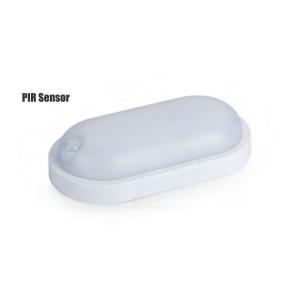 China Oval PIR Surface Mounted LED Bulkhead Light IP54 on sale