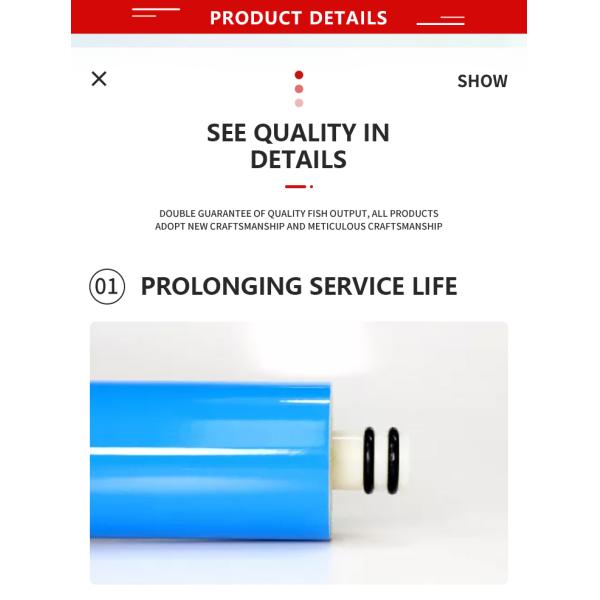 MBR Water Filter Component ABS Plate with Reinforced RPVDF Membrane and High Filtration Efficiency