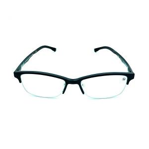  Non Thermal Far Infrared Anti Reflection Eye Glasses Mens Half Rim Eyeglasses 54mm Manufactures