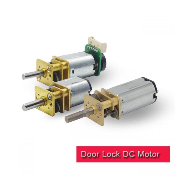 Quality 12mm Door Lock Motor Metal Spur Gearbox N10 N20 N30 Dc Motor With Encoder for sale