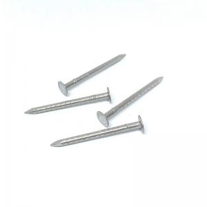 China Smooth Flat Head 4 Hollow Shank Stainless Steel Nails For Construction Fixing on sale