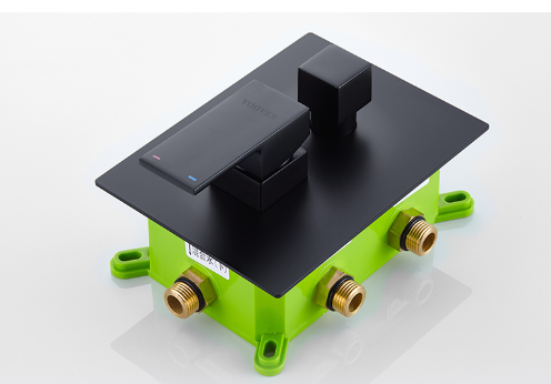 Thermostatic All Copper Black Embedded Concealed Basin Tap