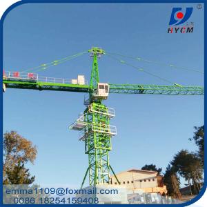  10tons TC6515 Building Construction Tower Kren Fixing Angle Foundation Crane Manufactures