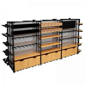  Chinese Supplier Brand New Wholesale Supermarket Shelves Manufactures