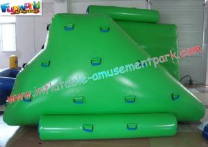  Green color Inflatable small water iceberg Toys durable commercial grade PVC tarpaulin Manufactures