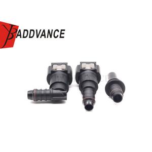China Straight 90 Degree Fuel Line Connector 11.8 ID10 Elbow For Fuel Pipe Quick Connector on sale
