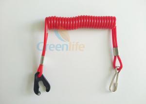China Spring Leash Jet Ski Safety Lanyard Elastic Coil - Style With Stop Switch Tool on sale