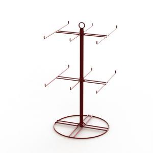  Wire Hooks Spinner Grocery 12 Pegs Countertop Display Rack Manufactures