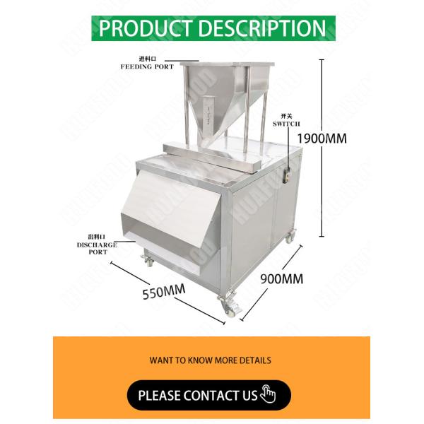 304 Stainless Steel Multifunction Vegetable Cutting Machine Automatic Cashew Nut Slicer