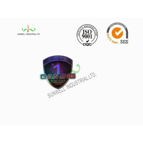 Custom Design Waterproof Vinyl Stickers Labels PE / PET / BOPP Silver Background