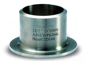 China Butt Welded Lap Stainless Steel Pipe Fittings , JIS B2312 / ANSI B16.9 Steel Flanged Fittings on sale
