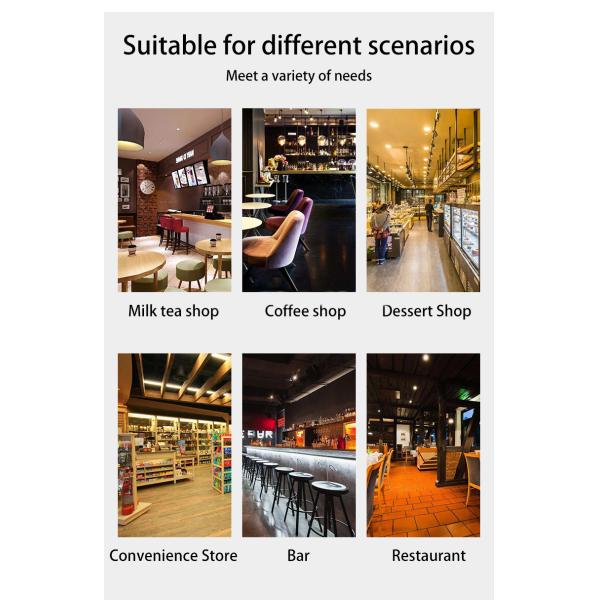 Commercial Ice Crushing Smoothie Blender Summer Multi-Purpose Blender with DIY Loops