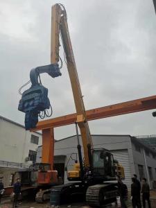  Multifunctional Sheet Pile Driving Machine Silence Operation Easy Maintenance Manufactures