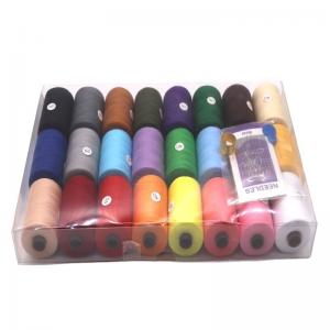  24 Colors a Box Crochet Thread Cotton Yarn 40S/2 Cotton Sewing Thread for Hand Sewing Manufactures