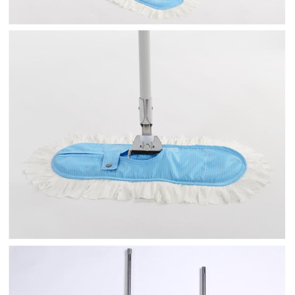 High Quality Lint Free Reusable Anti Static ESD Microfiber 304 Stainless Steel Cleanroom Cleaning Mop