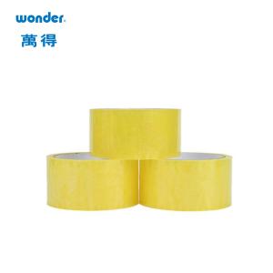  Bonding Solvent Based Adhesive Tape , Clear Packaging Tape 18mm Width Manufactures