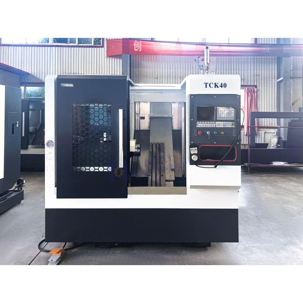 CNC Inclined Bed Lathe CNC Lathe Machine TCK40 Mini CNC Turning Center
