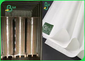 China MG White Kraft Paper Roll FSC 30 / 35 / 40 / 50GSM Virgin Wood Pulp Free Sample on sale
