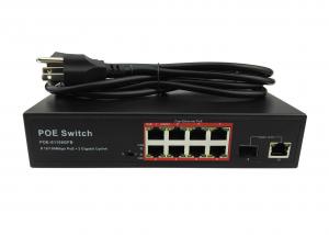 POE-S1108GFB(8FE+1GE+1GE SFP)_8 Port 100Mbps IEEE802.3af/at PoE Switch with 150W Built-in power (Newly Developed) Manufactures
