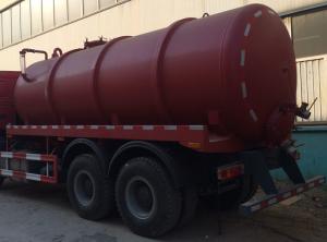  15CBM LHD 336HP Sewage Suction Truck , Septic Tank Pumping Truck Manufactures