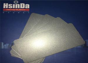  Chemicals Resistance Metallic Silver Powder Coat Good Mechanical Performance Manufactures