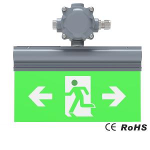  Over Voltage Protection IP54 LED Emergency Exit Light 50/60Hz Light Up Exit Signs Manufactures