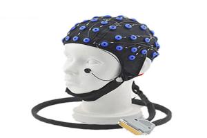 China Silver / Silver Chloride Electrode EEG Cap Measuring Sensor 64 channel on sale
