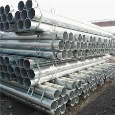 China 0.5-25mm Galvanized Steel Pipe Tube Fluid Structure EN Galvanized Metal Pipe on sale
