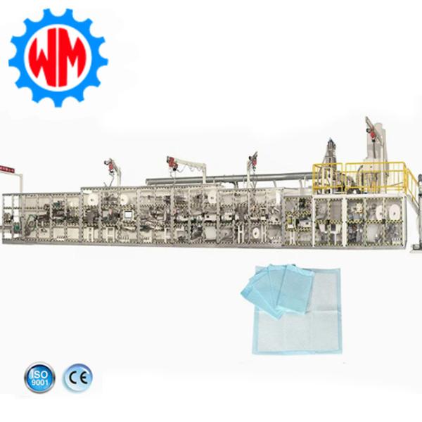 High Efficiency Full Servo Mattress Pad Making Machine Underpad Production Line