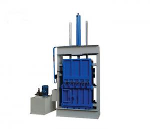  12 Tons Thin Metal Vertical Baler Machine / Cardboard Compactor Machine Manufactures