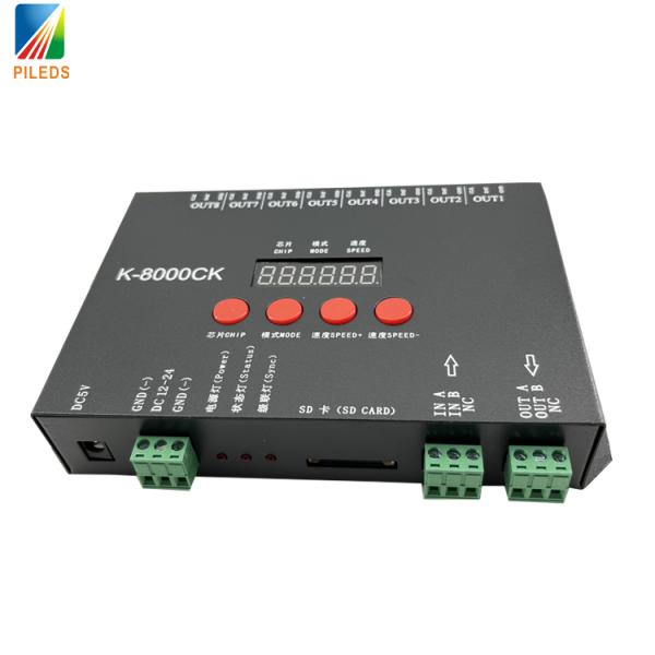 Quality K-8000CK LED Pixel Controllers IP20 With 8 Port Sub Control for sale