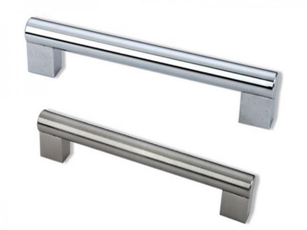 Quality Chrome Zinc Kitchen Cabinet Handles 800mm Aluminum Assembly T Bar Microoven Door Pulls for sale