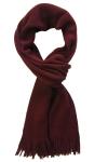 Stripes Cashmere Knit Scarves For Women , Chunky Winter Scarf With Strings