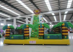  Kids / Adults Sports Games Inflatable Rock Climbing Wall 7 X 7 X 5m Fire Resistant Manufactures