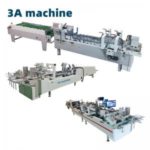  Machinery Repair Shops Automatic Folder Gluing Machine for Straight Line Box Bottom Lock Manufactures