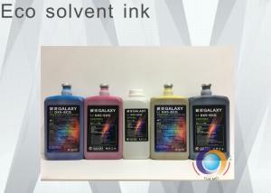 China Print head eco solvent ink 1000ml Galaxy inkjet dx4 dx5 dx7 for Mutoh Roland Mimaki Phaeton printer on sale
